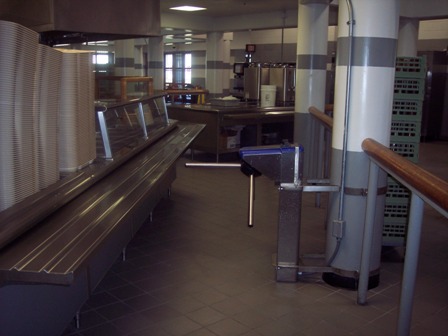 Exit Turnstile from Cafeteria